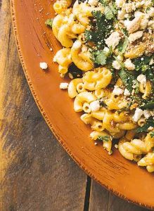 Roasted Poblano-Chorizo Mac and Cheese Recipe Image